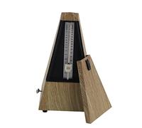 Mechanical Metronome Tower Type, Shallow Wood Grain, 40-208 BPM for Guitar Piano Drum - Accurate Rhythm Maintenance, Battery - Free Winding, Easy Use for Beginners