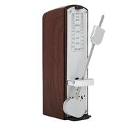 Mechanical Metronome Universal ABS Metal Pendulum Fluid Speed 60-208 BPM Practical Instrumental Musician Adults White Red Bordeaux 4.33×1.18×2.01in