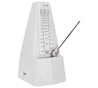 Mechanical Metronome, Universal Pendulum Metronome Elegant Design Music Timer for Piano, Guitar, Violin, Drums and Other Instruments (White)