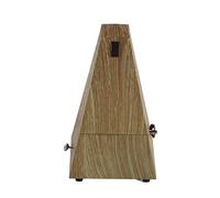 Mechanical Metronome with Red Wood Instrument Metronome for Piano Drum Violin Guitar Enhance Your Musical Skills with Sound Clicks and Ringtones Ideal for Children and Beginners (Light Wood Grain)