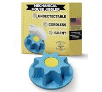 Mechanical Mouse Jiggler Undetectable Device - No USB No Software Required, Keeps Mouse Moving and Computer Awake - Cordless and Wireless Mouse Mover Works for 12-24 Months on AA Battery