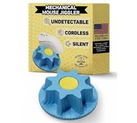 Mechanical Mouse Jiggler Undetectable Device - No USB No Software Required, Keeps Mouse Moving and Computer Awake - Cordless and Wireless Mouse Mover Works for 12-24 Months on AA Battery