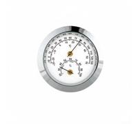 Mechanical Outdoor Hygrometer and Thermometer Battery, Suitable for Monitoring Humidity and Temperature in Wardrobes and Cabinets (Silver)