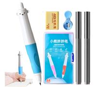 Mechanical Pencil for Kids, Pencil Trainer for Kids - Mechanical Children Correction Grip Pencil with Bear Design,Learning Supplies, Kids Pencil for Writing, Drawing, Dib