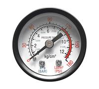 Mechanical Pressure Gauge 1/8" Pressure Gauge Pneumatic Hydraulic Fluid Air for Easy Installation Compressors