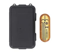 Mechanical Push Slider Magnetic Push Card Metal Fingertip Slider Toy for Office Home Stress Relief Unique Fidget Toy for Adults Kids ADHD Anxiety Portable Brass PEI Material (Amber)