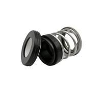 Mechanical Seals, Mechanical Shaft Seal for 8-16mm Shaft Water Pump Single Coil Spring Ceramic Carbon Ring NBR Rubber(16mm)
