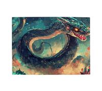 Mechanical Snakes Celebrate The Spring Festival Wooden Puzzle 500 Piece Jigsaw Puzzle for Adults Challenging Puzzle for Game Size 15"x20.4"
