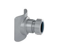 Mechanical Soil Pipe Boss Connector 1 1/2" Grey