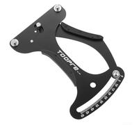 Mechanical Spoke Tension Meter for Bicycle Wheel Building With Direct Reading Scale and Stable Contact Design (Black)