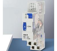 Mechanical Stair Light Timer Switch, 230V 16A DIN Rail Mounted ABS Housing Adjustable Delay 30 Seconds to 20 Minutes