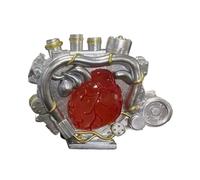 Mechanical Statue - Modern Engine Heart Home Decor,Resin Decorative Figurine for TV Cabinet Display Home Living Room Study Workplace Bedroom Bookshelf And others