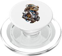 Mechanical Steampunk Chameleon Intricate Graphics PopSockets PopGrip for MagSafe