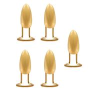 Mechanical Style 5 Pack Wearable Nails for a Unique and Fashionable Look Adjustable Copper Rings for Versatile Styling and Adjustable Finger Accessories