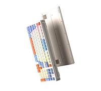 Mechanical Styles Cord Keyboards with Dedicated Volumes Dials Dynamic Backlighting 97Key Compact Format ABS Build Gaming Keyboards Cord Mechanical Feel