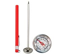 Mechanical Thermometer Desktop High Temperature Detector ℃ / ℉ Scale Waterproof Read Instantly for Food Process Control Barbecue Thermometer for Grill