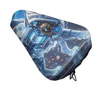 Mechanical Tiger Bike Seat Cover Universal, Waterproof Bicycle Saddle Cover with Drawstring, Rain/Dust Proof Fit Bicycle Seat Protector for Road/Mountain Bikes