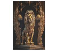 Mechanical Tiger Wooden Jigsaw Puzzles, 1000 Piece Puzzle Board Game, Best Gift for Adults And Kids, Family Game, （78×53cm）