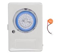 Mechanical Time Control Switch Precise Timer 24 Hour ABS Aluminum Alloy Energy Saving Timer Switch for Home Office Kitchen Industrial Use