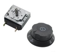 Mechanical Timer Knob 60 90 120 Min Commercial Grade(B) | Robust 16A rating, thickened copper contacts, handles high current loads safely