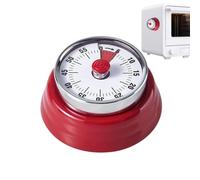 Mechanical Timer with Manual Winding Function, with 75 dB Loud and Visual Countdown - Manual Adjustable up to 60 Minutes | For Kitchen, Cooking, Baking, School, Classroom, Study, Office as well as