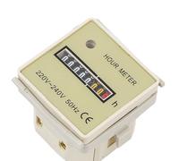 Mechanical Timers Square Electronic Hermetic Counter Digital Hour Meter Hourmeter Gauge 220V-240V 50Hz Hour Meter High Accuracy Chip