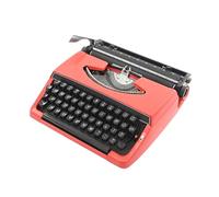 Mechanical Typewriter - Retro Portable English Manual Typewriter for Creative Writing, Artisan Restoration, and Vintage Glamour Experience in The Maker's Studio