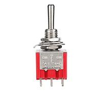 Mechanical Valve, 5PCS Mini Toggle Switch 3Pdt 3 Way 9 Pin3 Position Type On Off On MTS-303, 3Pdt Toggle Switches