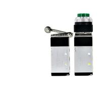 Mechanical Valve Manual Air Valve Cylinder Control Valve Roller Type Pneumatic Switch Air Control Valve MSV86522 Two-Position Five-Way(Emergency Stop Button 86522 EB)