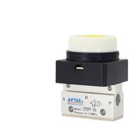 Mechanical Valve Manual Valve CM3PF05/06/08G Flat Button Type Control air Valve Yellow(CM3PF08B Black)