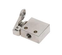 Mechanical Valve TAC2-31P 1/8" Thread 2 Position 3 Way Spring Lever Air Pneumatic switch Valve Fittings IDGTTLDF(No Fittings)