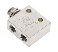 Mechanical Valve TAC2-31V 1/8, Thread 2 Position 3 Way Spring Return Lever Air Pneumatic Switch Valve W Fittings Manual Valve Button Valve TAC2-31P