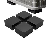 Mechanical Vibration Damping Pads,Rubber Air Compressor Isolation Pads | Shockproof Non-Slip Stabilizer Blocks for Floor Sewing Machine Condenser HVAC System Washer Air Compressor Generator