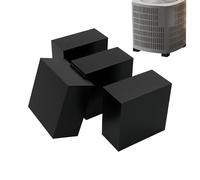 Mechanical Vibration Damping Pads,Rubber Washing Machine Shock Absorber | Shockproof Non-Slip Stabilizer Blocks for Floor Sewing Machine Condenser HVAC System Washer Air Compressor