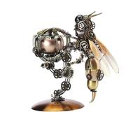 Mechanical Wasp Speaker 3D Metal Puzzle for Adults, Complex DIY Assembly Kit, Unique Steampunk Model Decoration