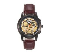 Mechanical Watch Men, Leather Strap Watch, Formal Dress Watchs, Mechanical Wristwatch Stylish, Leather Strap Business Watchs Date Display - Fashion Accessories Wristwatch for Formal Casual Dress