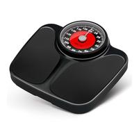 Mechanical Weight Scale, All-Steel Body, No Batteries Required, Measuring Up to 160kg, with Easy Read Measurements, for Home School Hospital Gym