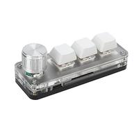 Mechanical White Gaming Keyboard Programmable for Mini Keypad 3 Key One Handed Office Games Music Industrial Control