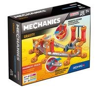 Geomag Mechanics 772 - Gravity Magnetic Track, 115 Pieces - Magnetic Building Game