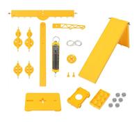 Mechanics Friction Experiment Set Student Hands on Mechanics Friction Educational Toy with Pulleys Accessories Home Schooling Resource