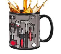 Mechanics Mug | Novelty Mechanics Toolbox Coffee Mug, Drink Toolbox Mugs - for Women Men Travel Work Home Break Relaxation Morning Evening Kitchen