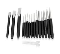 Mechanics Punch and Chisel Set, 16 Pieces, Pin Centre Taper Cold Gauge Chisel Punch Tool