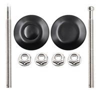 Mechanism - Anti-theft Engine 45mm Lock Alloy for Bay Invisible Car Release Security with Quick Hood Most Vehicles Aluminum Fastener Racing-style Hood Fastener Set