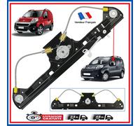 Foresto Window Regulator - Nemo Fiorino Bipper 9221EP 9221HE 1354726080 - Front Left - Without Motor