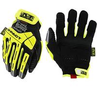 Mechanix Wear: Hi-Viz M-Pact E5 Work Gloves - Cut Resistant, Touch Capable, Impact Protection (X-Large, Fluorescent Yellow)
