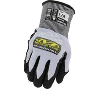 Mechanix Wear SpeedKnit S25EP33 Cut Resistant Gloves, 18-Gauge HPPE, High Sensitivity Metalwork, Assembly & Glass Handling Work Gloves - Grey, (Medium)