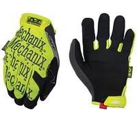 Mechanix Wear: The Original E5 Work Gloves - Cut Resistant, Touch Capable (Large, Fluorescent Yellow)
