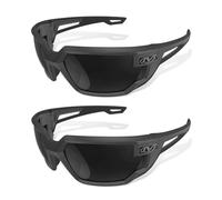 Mechanix Wear Vision Type-X Safety Glasses, Pack of 2 - Advanced Anti Fog, Scratch Resistant, Black Frame, Protective Eyewear, Lightweight Glasses, One Size Fits All, For Outdoor Use (Smoke Lens)