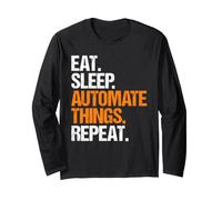 Mechatronics Engineer Eat Sleep Routine Long Sleeve T-Shirt
