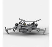 MechEdu 1775PCS MOC-137392 Sci-Fi Massive Motherhip Building Kit, Each Part Ensures a Firm, Stable Assembly, for Teenagers and Adults